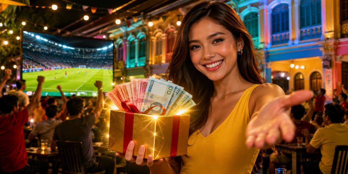 Peminat bola sepak bertaruh secara langsung bergaya Melayu di Pulau Pinang
